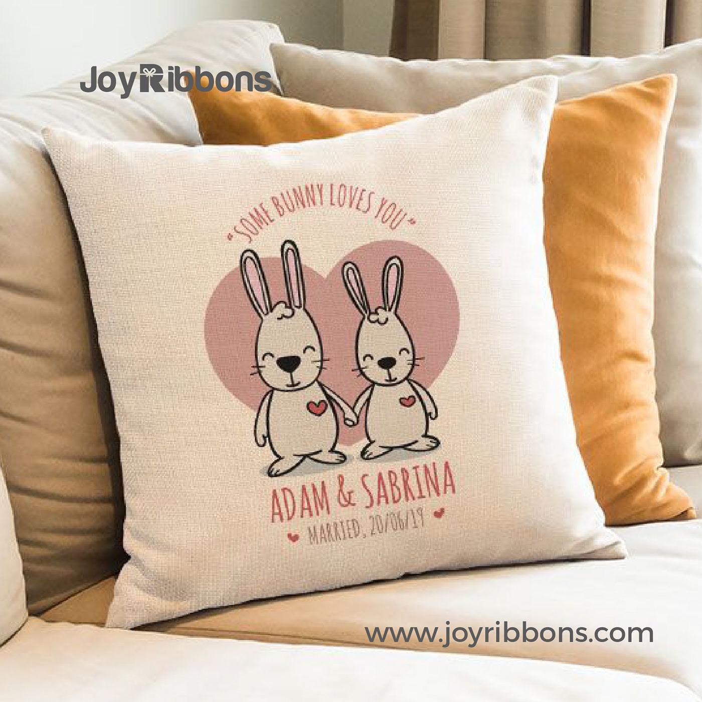 Some Bunny Loves You Cushion