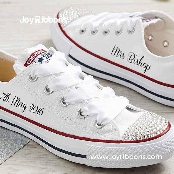 Bride Custom Wedding Converse