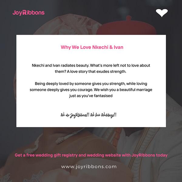 JoyRibbons is top gift registry site in Nigeria. Couples getting married in Nigeria today can receive gift on their wishlist, see RSVP and share their wedding information with their loved ones using JoyRibbons. We are the company that will do everything and anything for love
