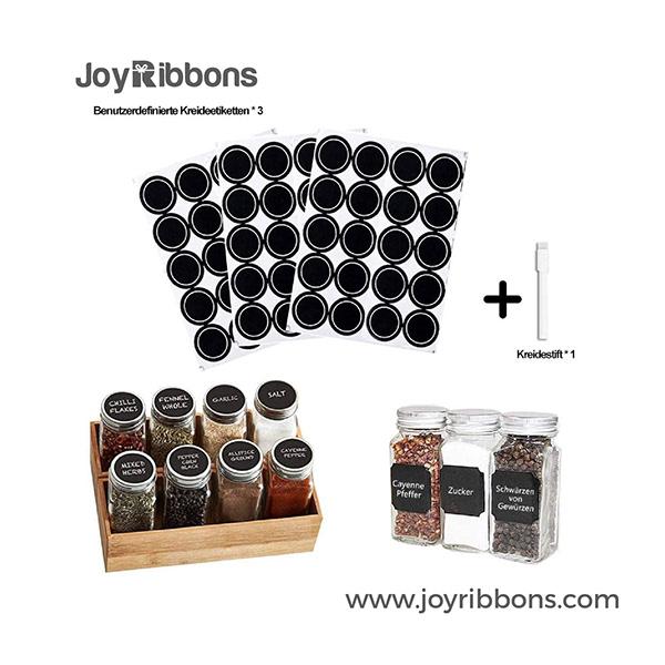 12 Pcs Glass Spice Jars