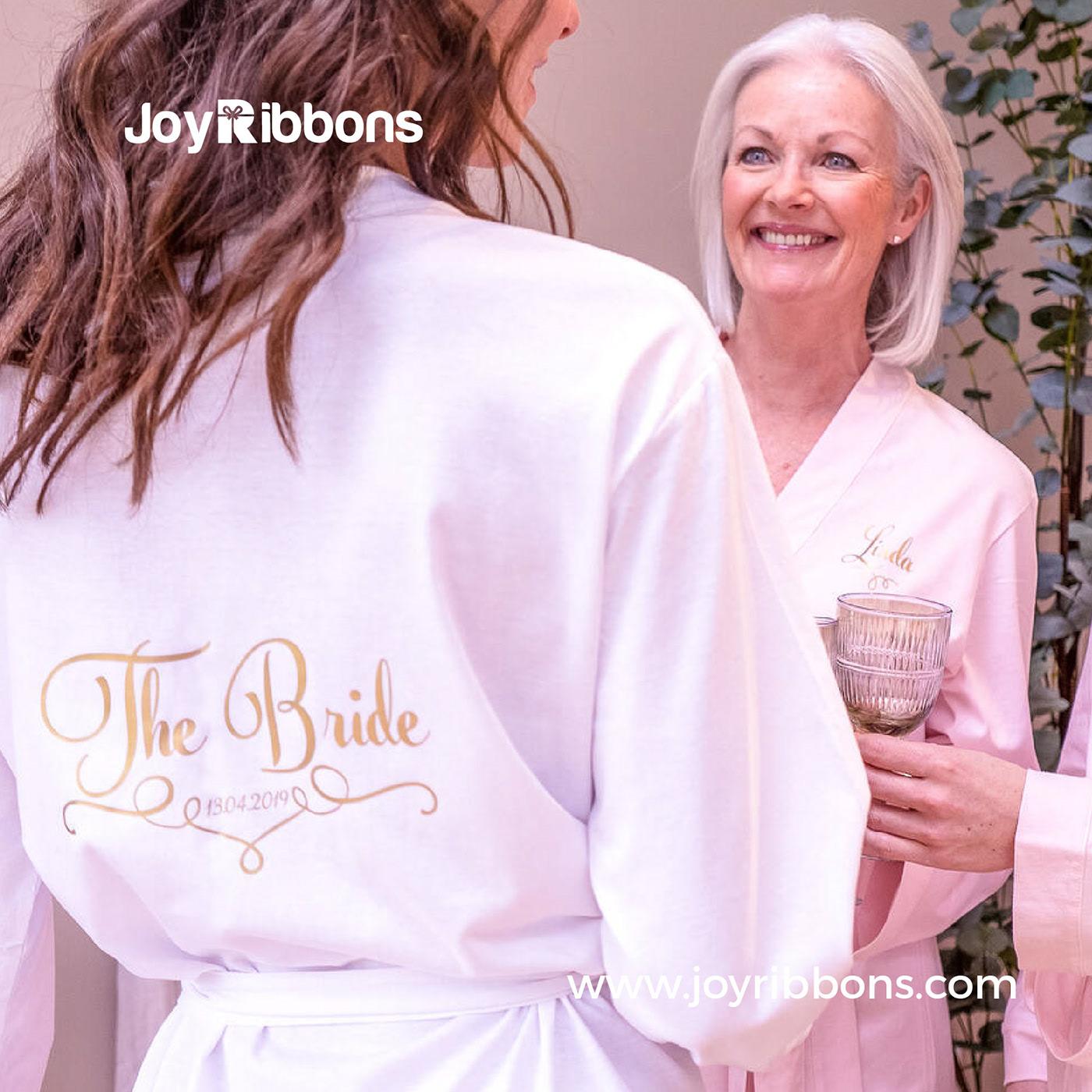Personalised Wedding Dressing Gown For The Bride