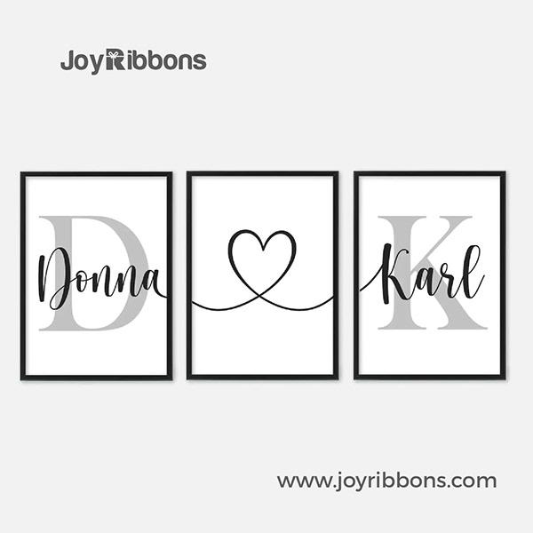 Personalised Name Wall Art