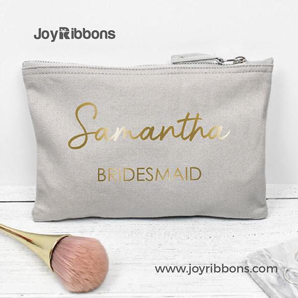 Personalised Bridesmaid Makeup Bag