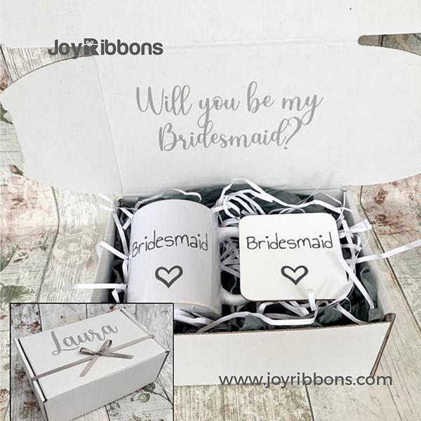 Personalised bridesmaid proposal