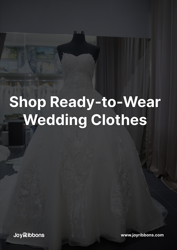 going for your next wedding soon? Shop your look on JoyRibbons. We bring you the best of the best fashion deals from trusted brands in Nigeria.