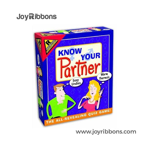 Know Your Partner Adult Board Game