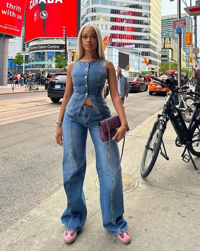 Diana Eneje Serves Clean Understated Street Style | OutfitLibrary.com