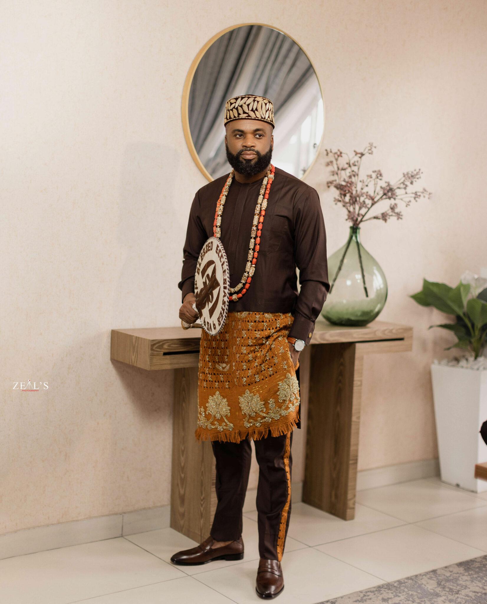 Mercy Chinwo & Pastor Blessed’s Traditional Wedding Was All Shades of Beautiful | See Photos - Image 5