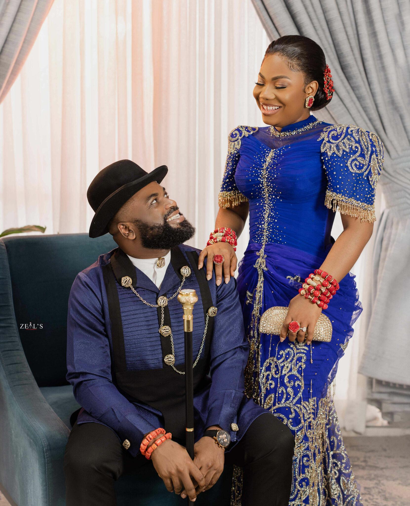 Mercy Chinwo & Pastor Blessed’s Traditional Wedding Was All Shades of Beautiful | See Photos - Image 10