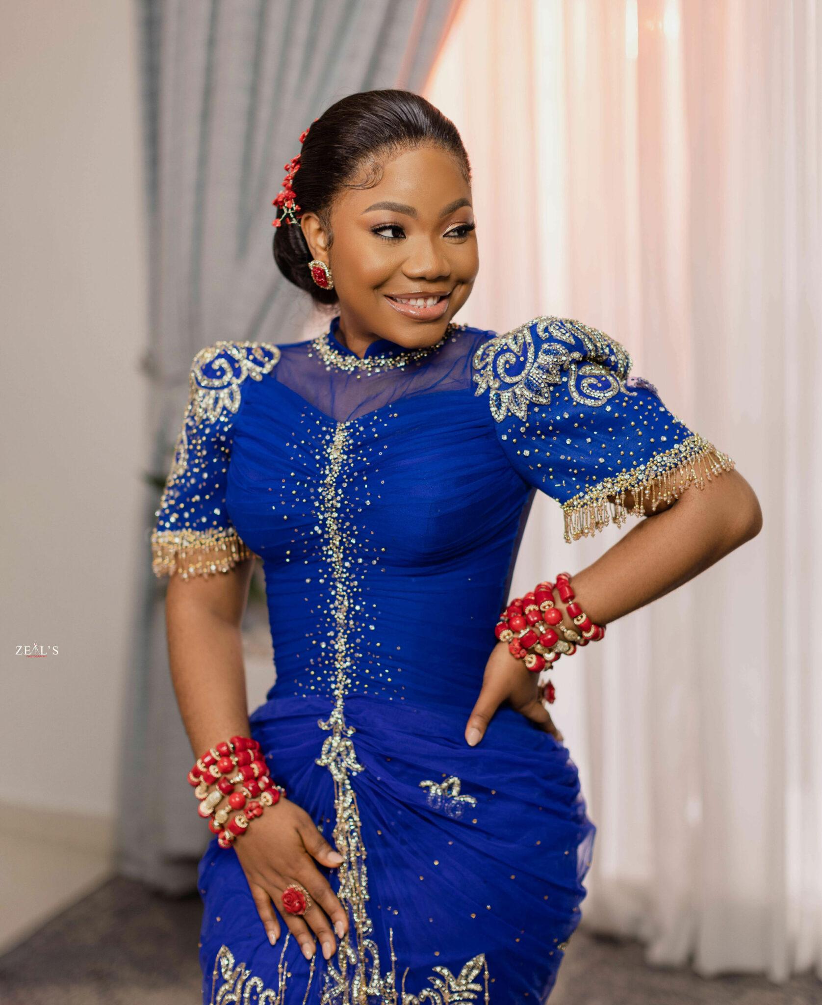 Mercy Chinwo & Pastor Blessed’s Traditional Wedding Was All Shades of Beautiful | See Photos - Image 7