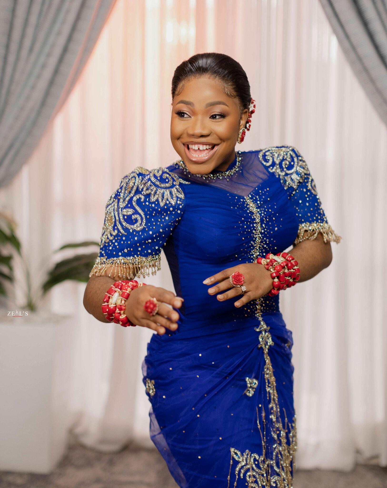 Mercy Chinwo & Pastor Blessed’s Traditional Wedding Was All Shades of Beautiful | See Photos - Image 6